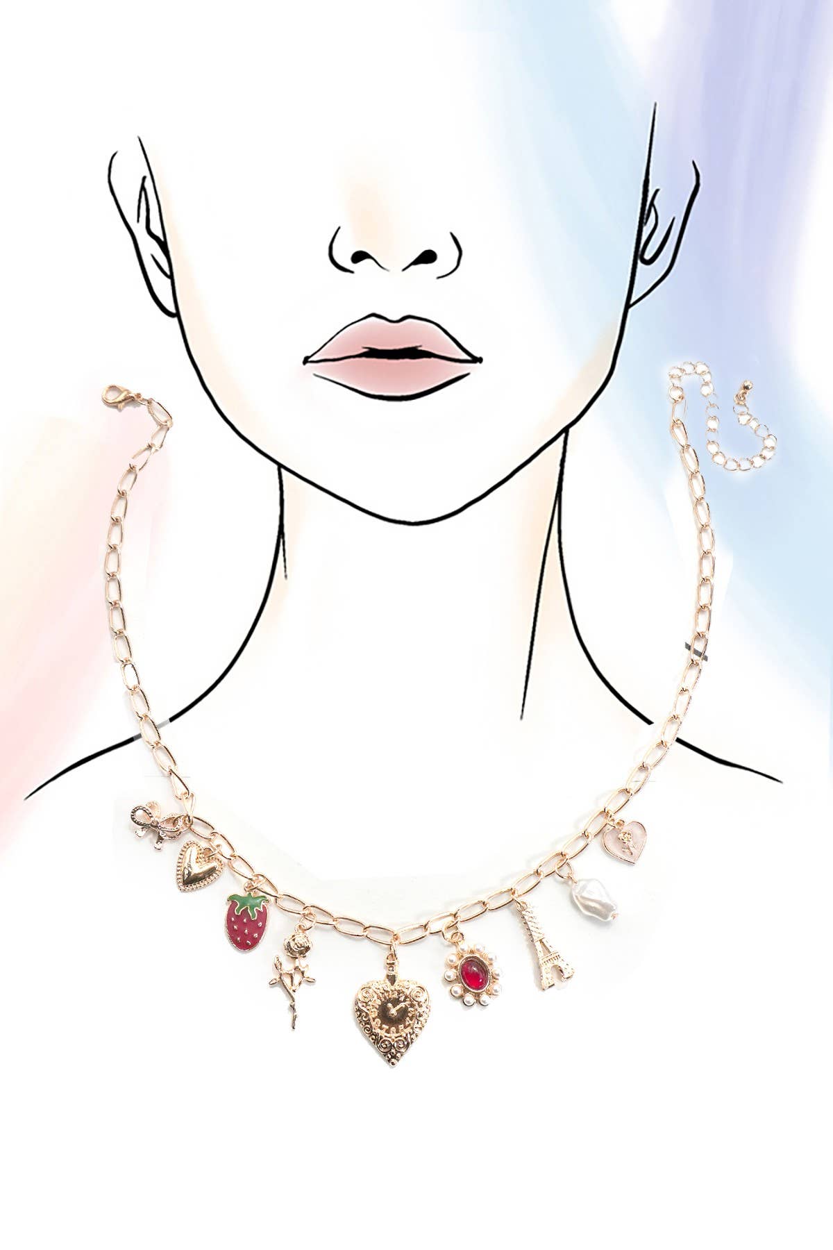 Paris Charm Necklace