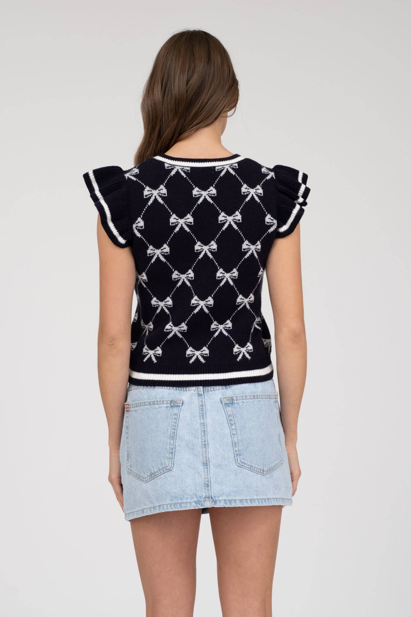 Bella Bow Sweater Top