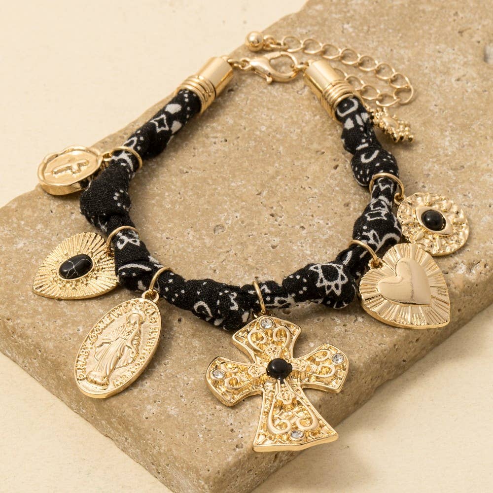 Anika Bandana Charm Bracelet