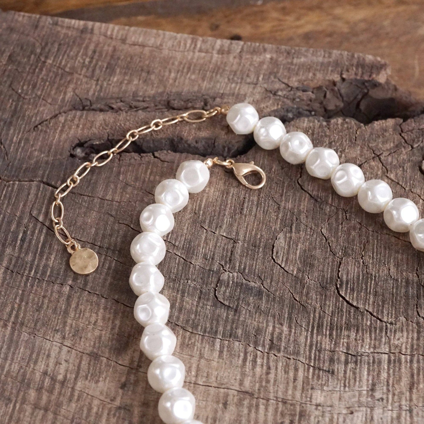 Tinzi Coin and Pearl Necklace