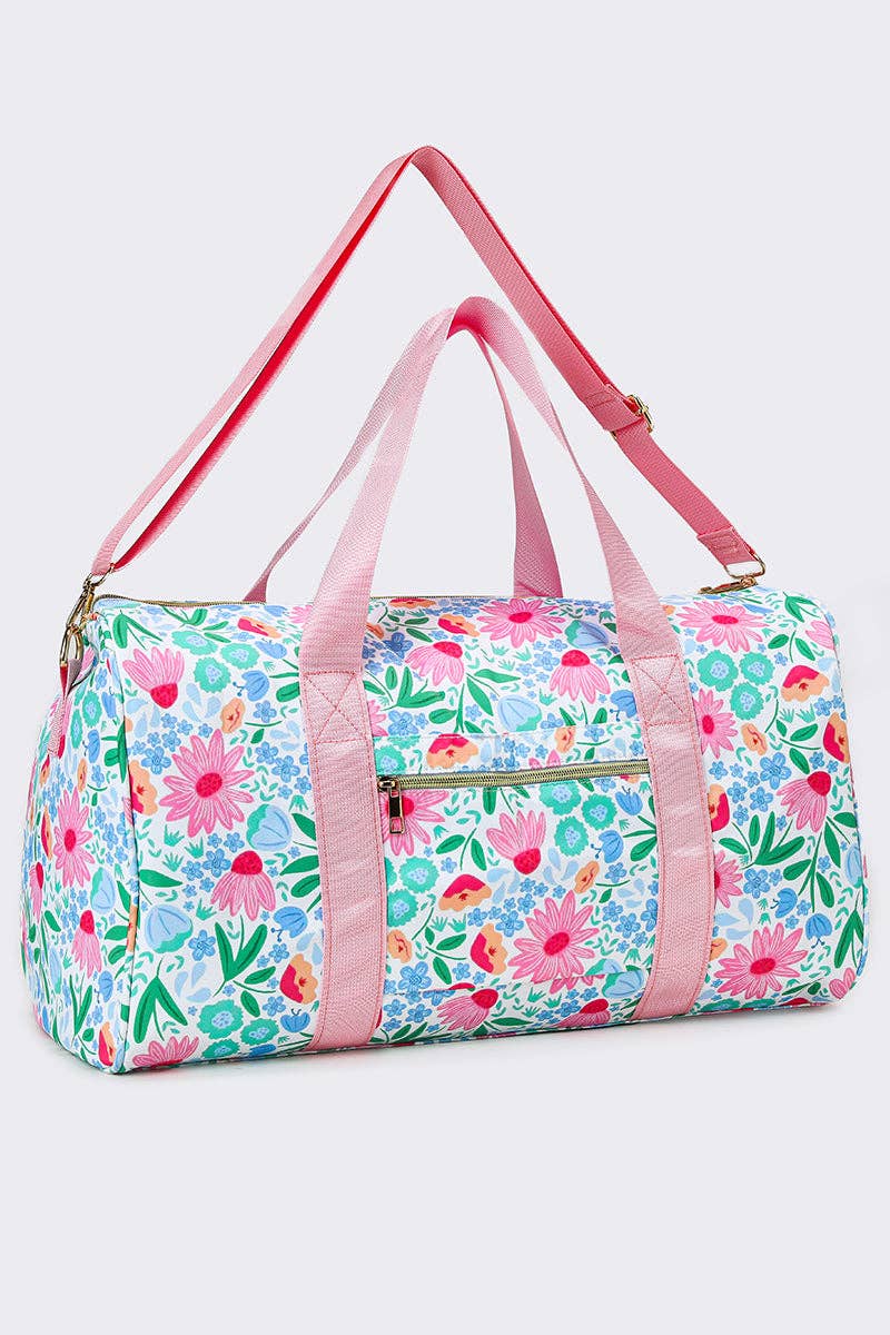 Floral Duffle Bag