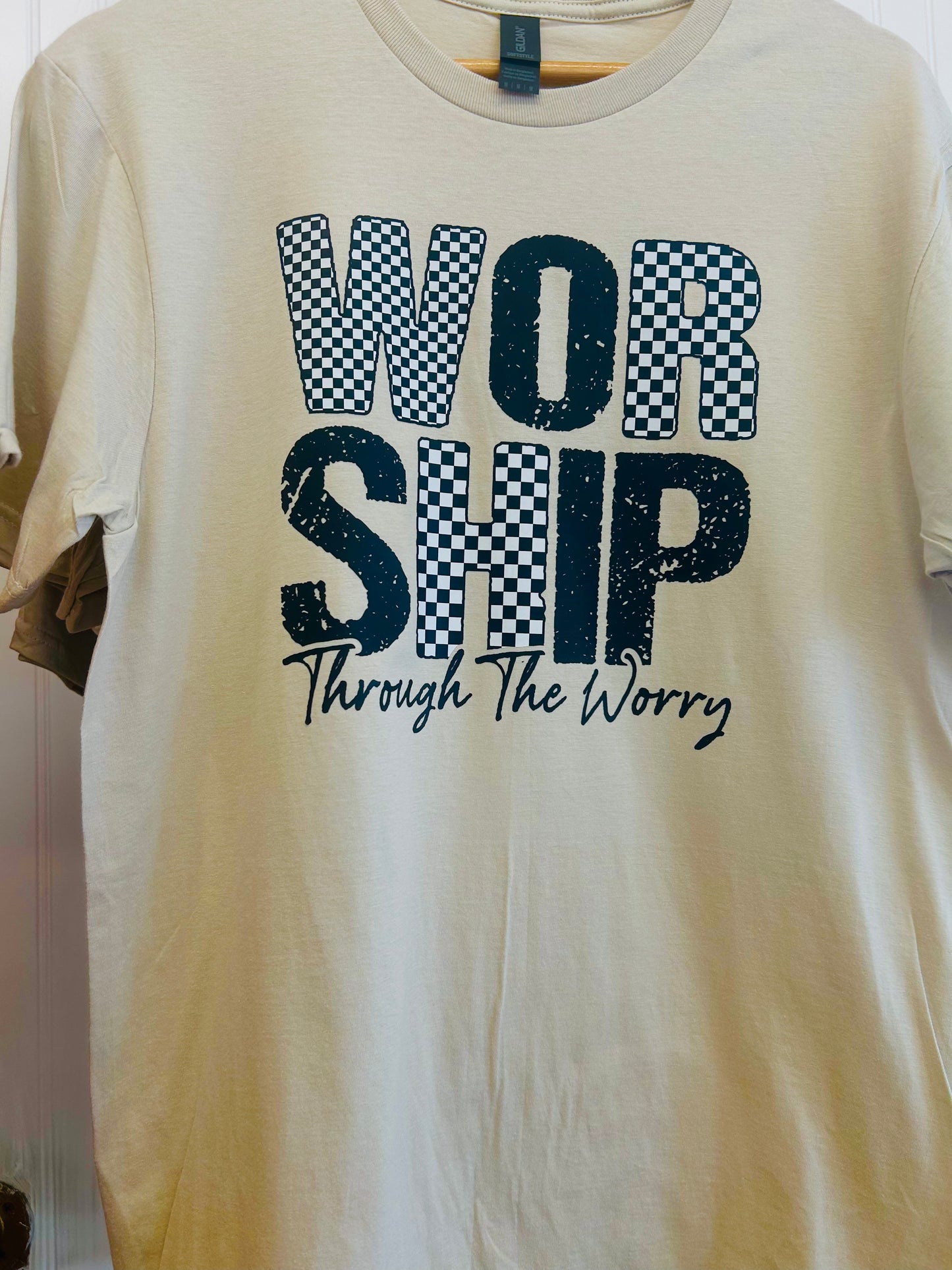 Worship through the worry tee