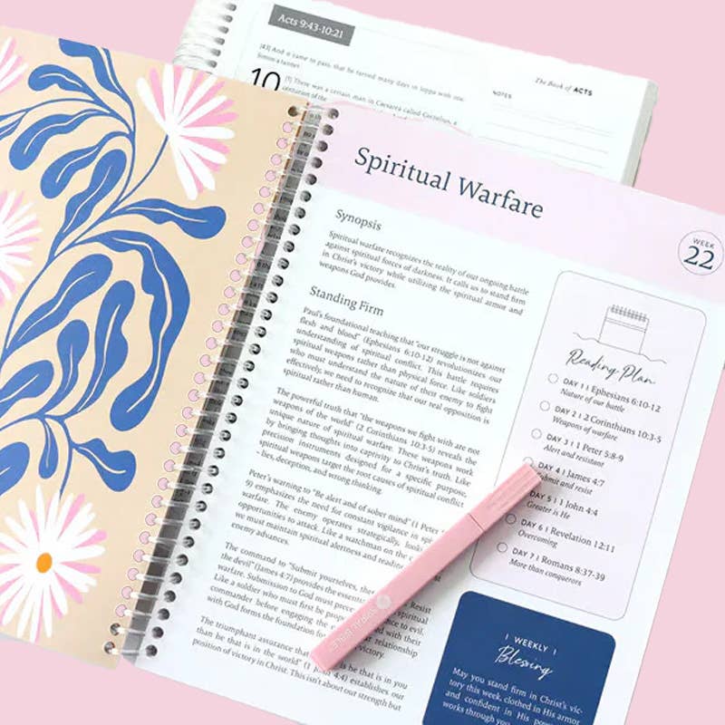 The Bible In A Year A 52-Week Journey Bible Notebook