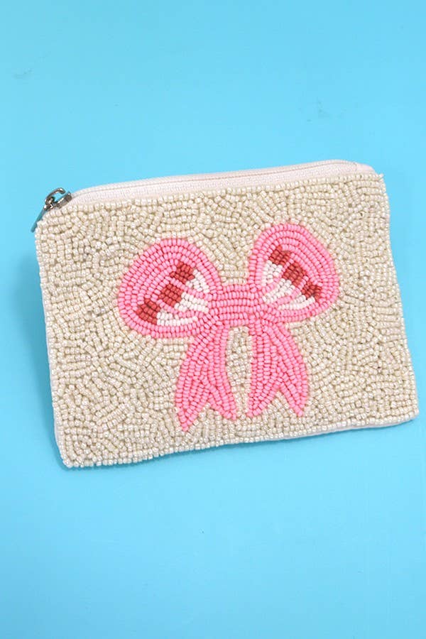 Ari Bow Beaded Pouch