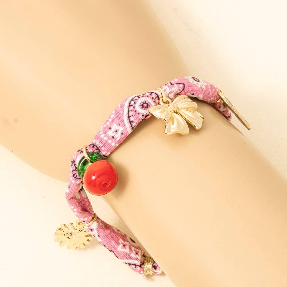 Marilyn Bandana Charm Bracelet