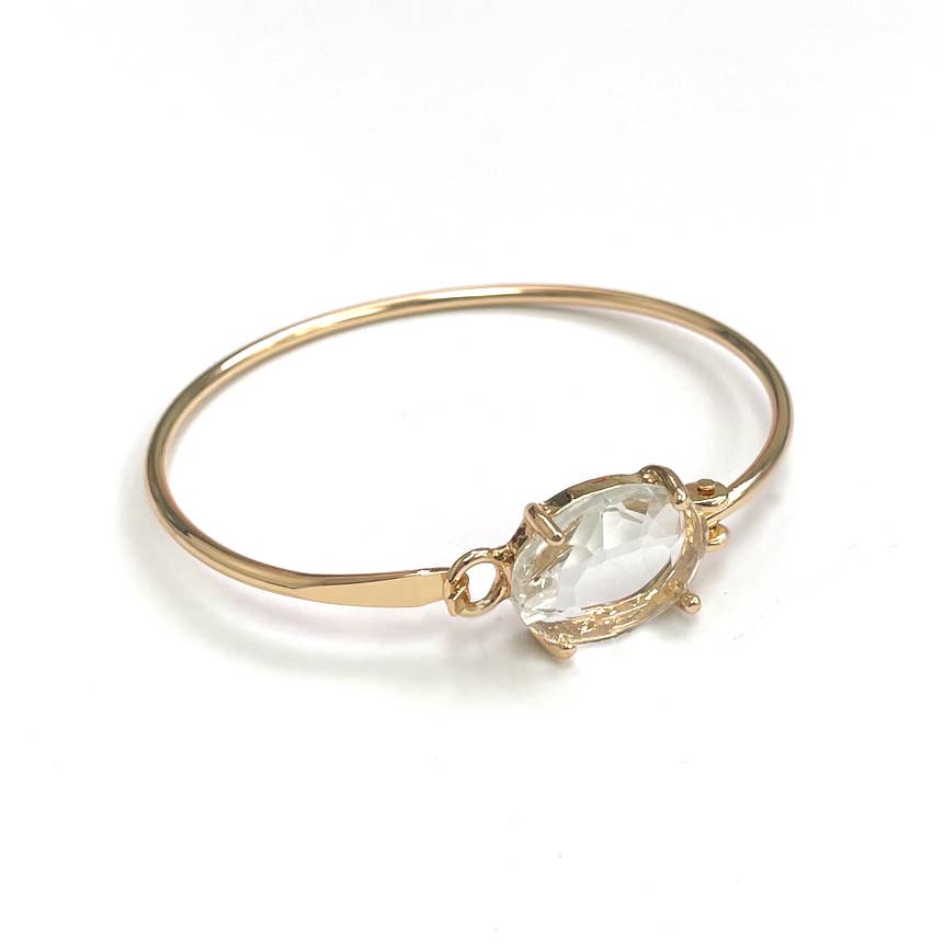 Abbie Oval Stone Cuff