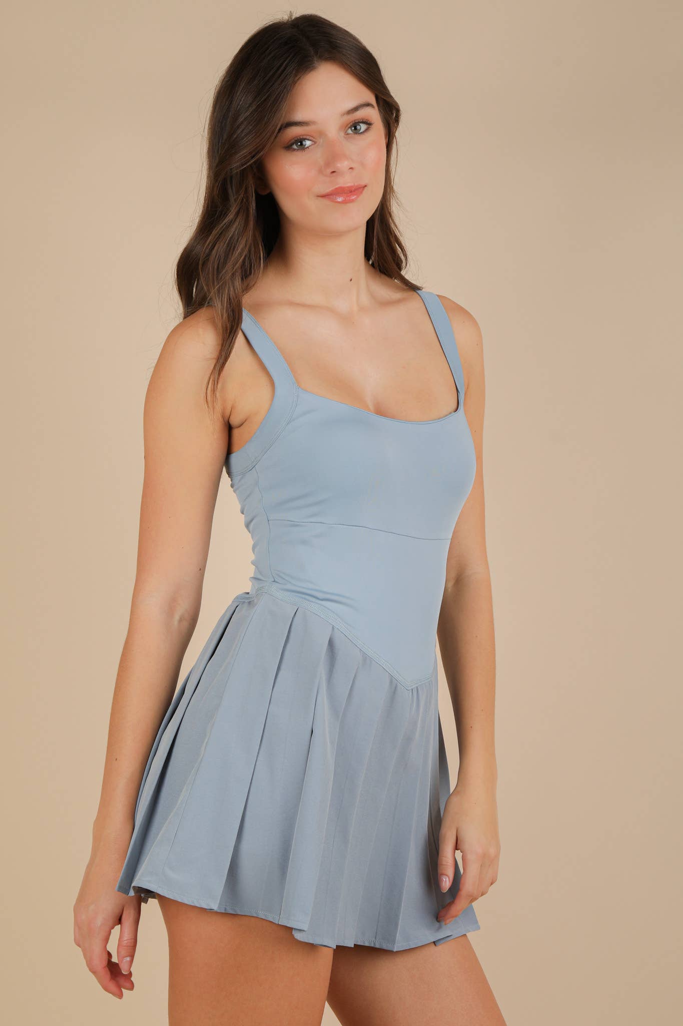 Nancy Pleated Workout Dress