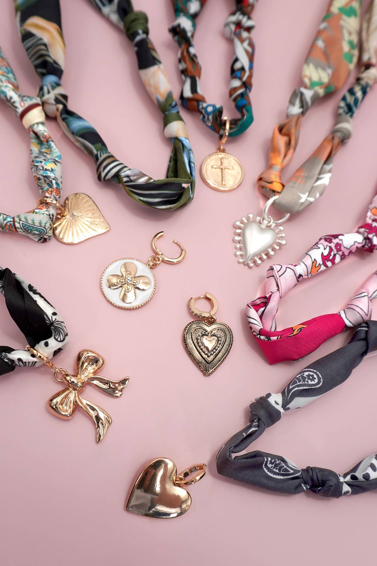 Scarf Charm Necklace