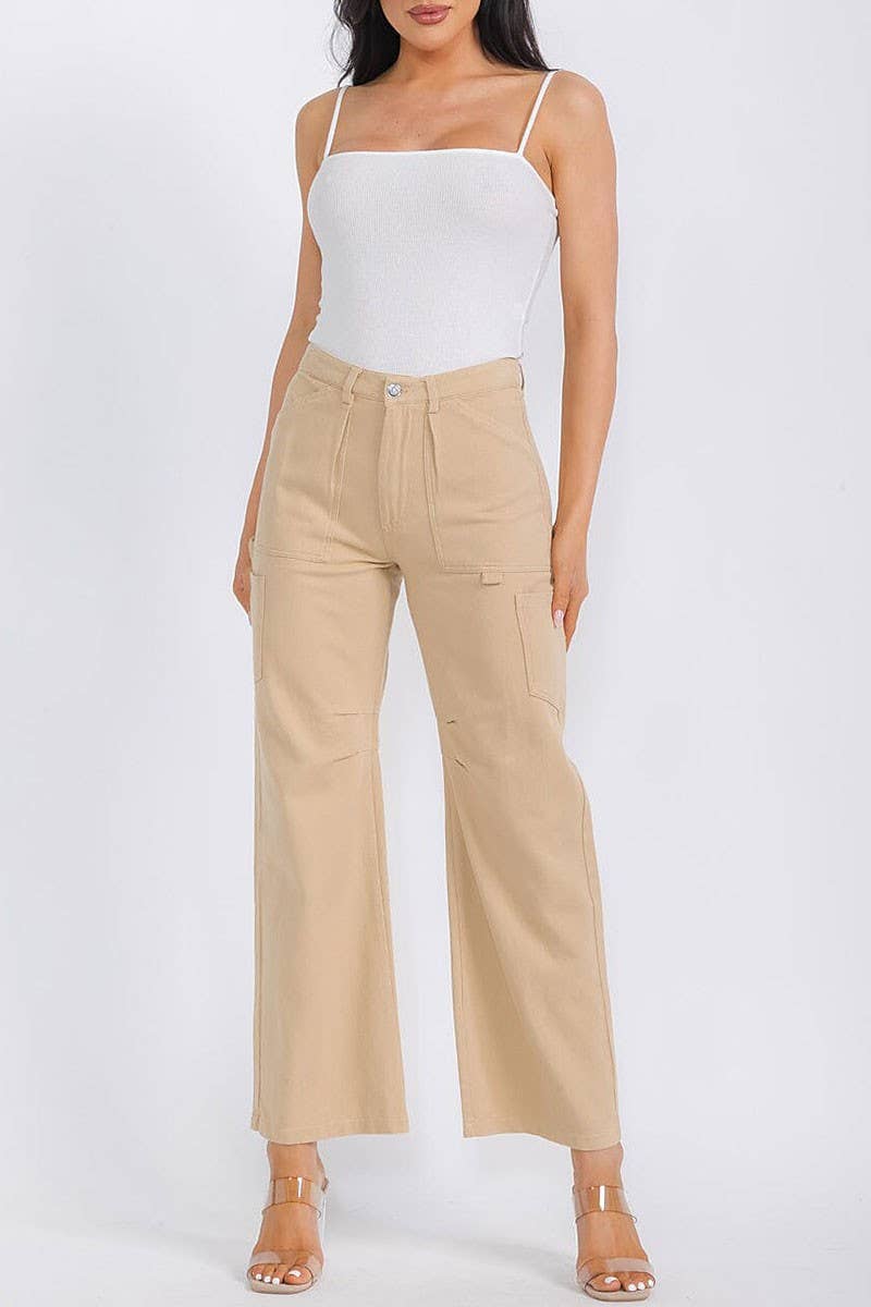 Bri Wide Leg Denim Pants