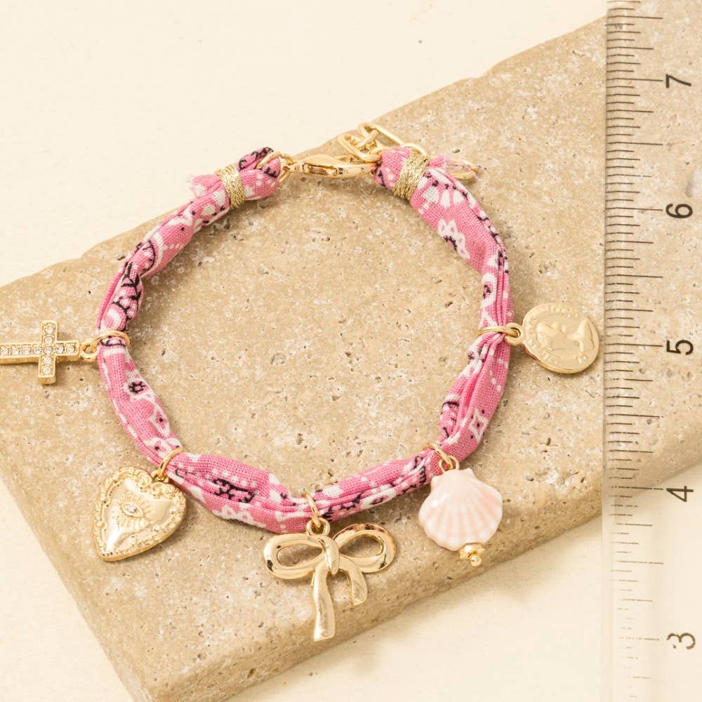 Millie Bandana Charm Bracelet