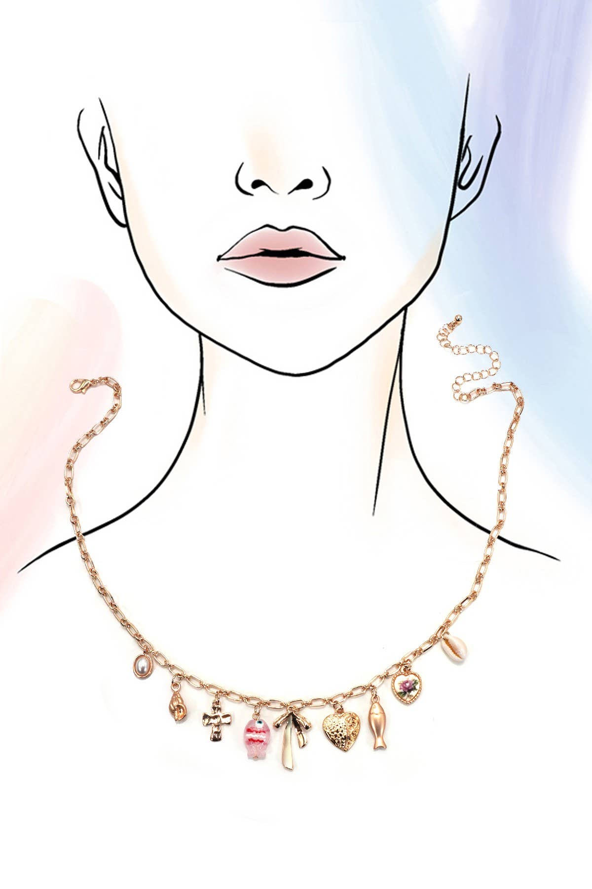 Melisa Charm Necklace