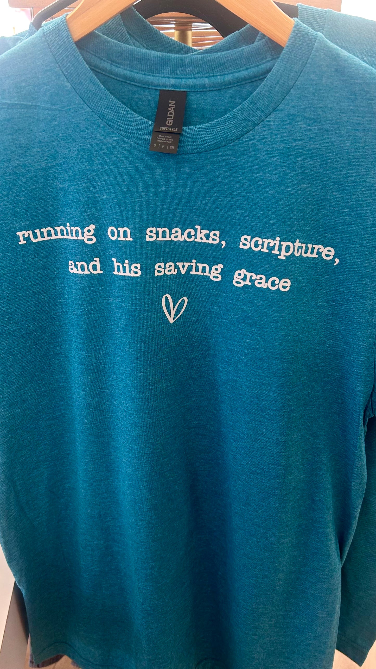 Running on snacks, scripture, and his saving grace