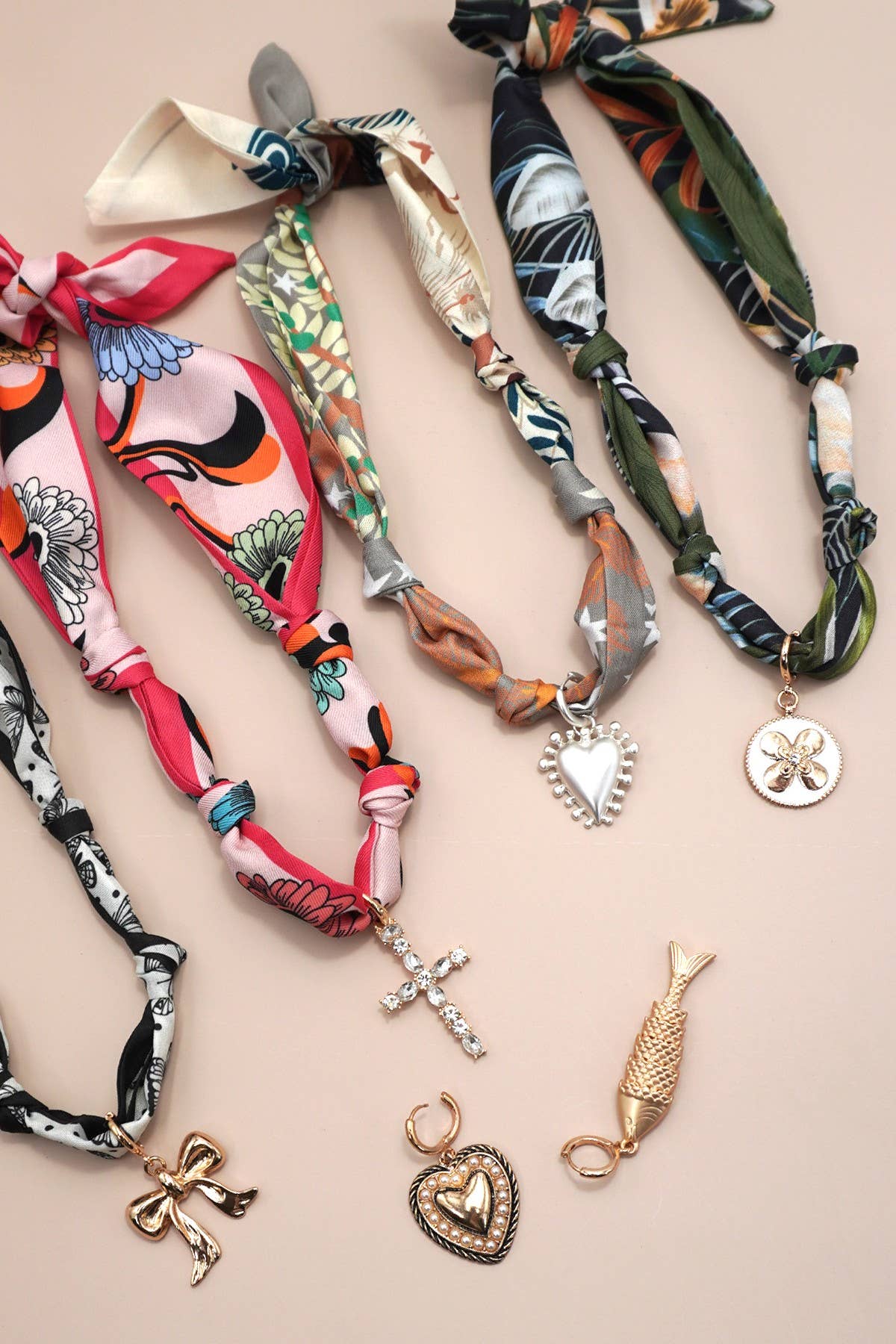 Scarf Charm Necklace