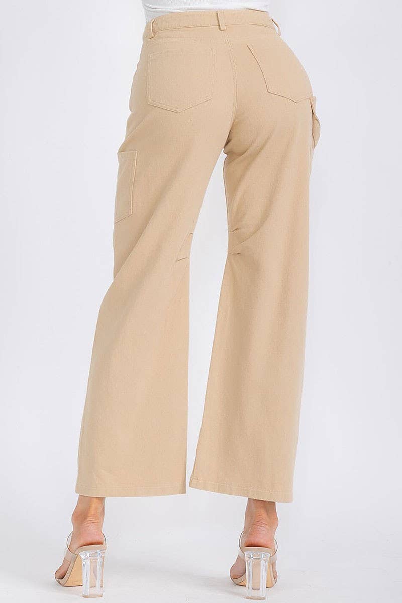 Bri Wide Leg Denim Pants