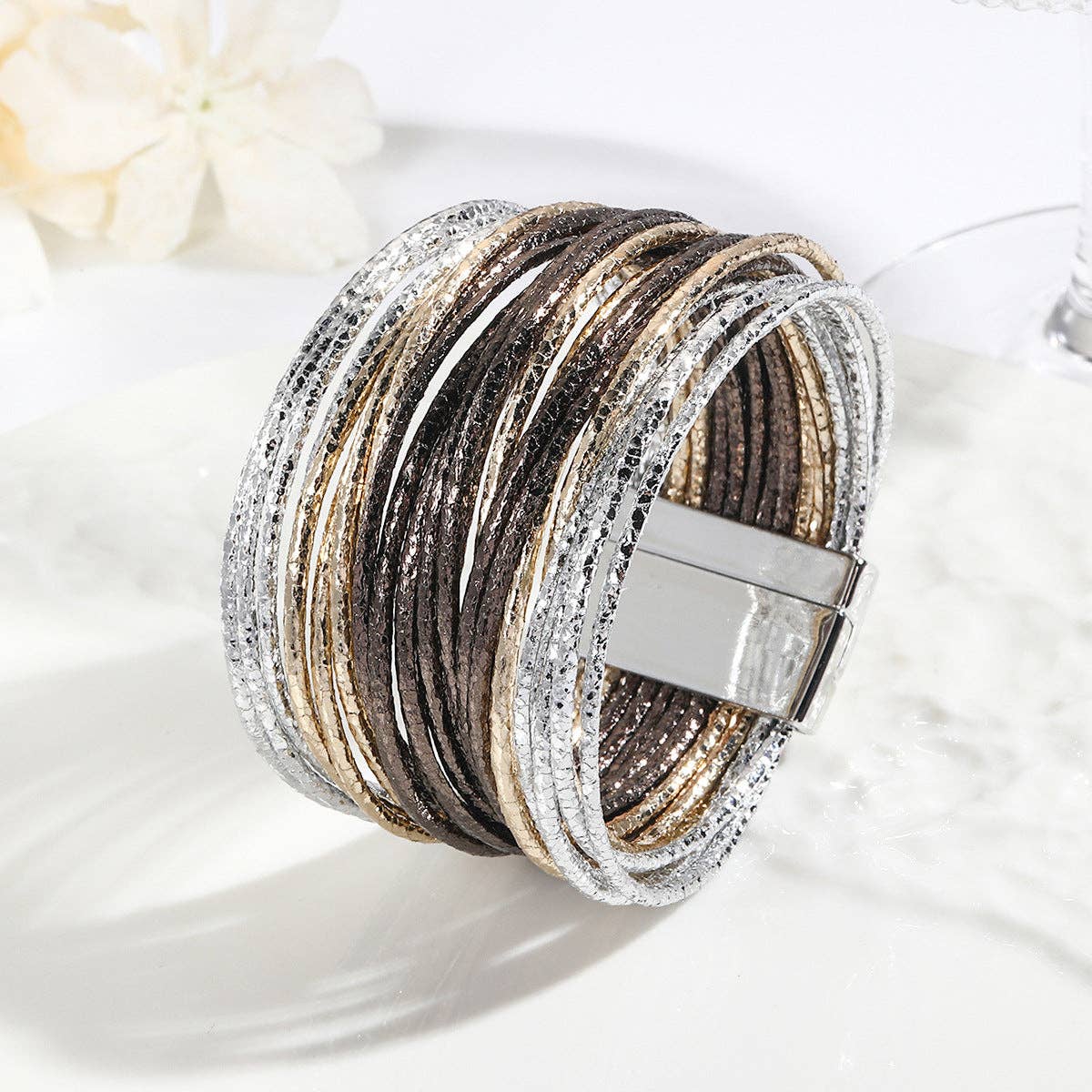Rachel Leather Bracelet