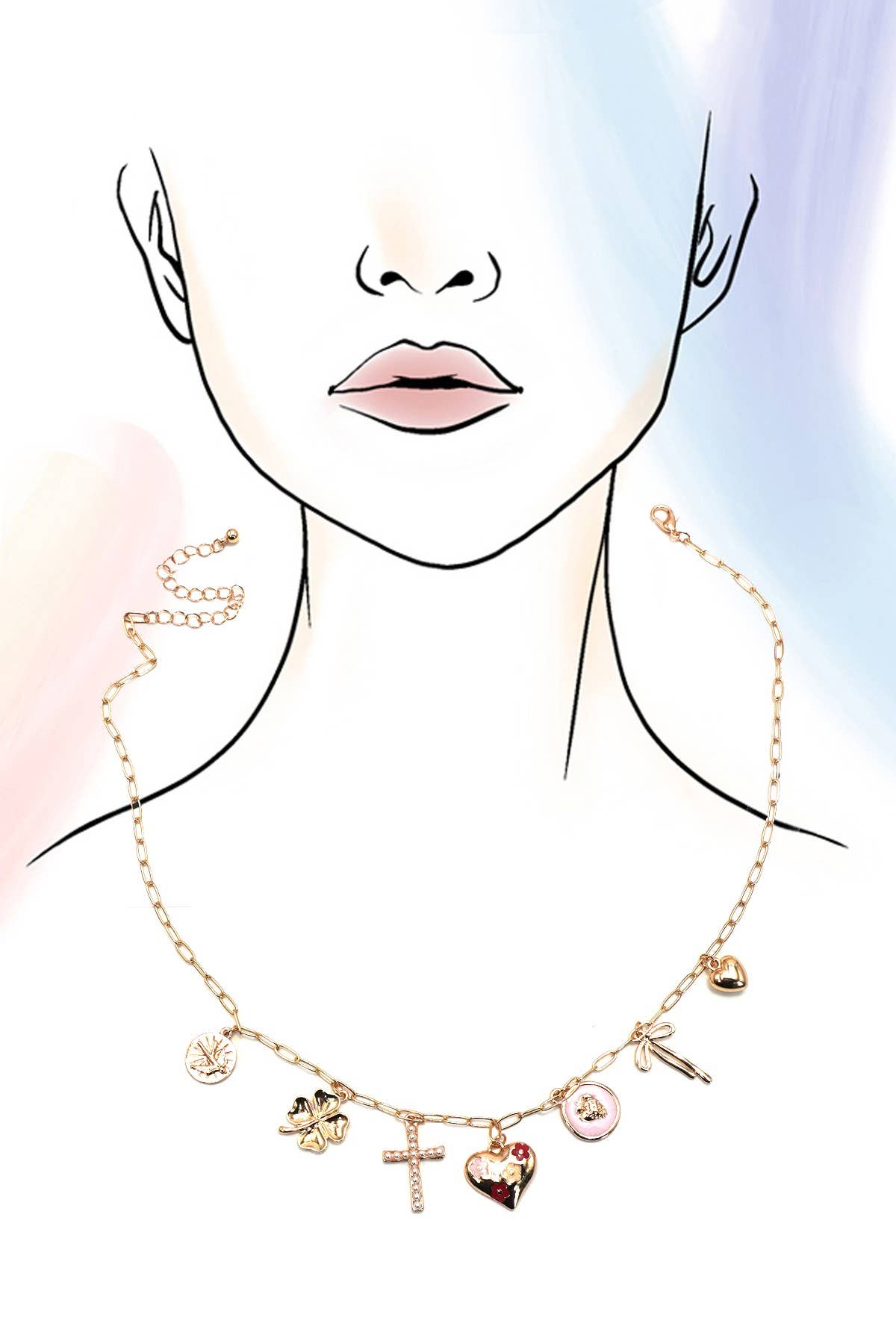 Natalia Charm Necklace