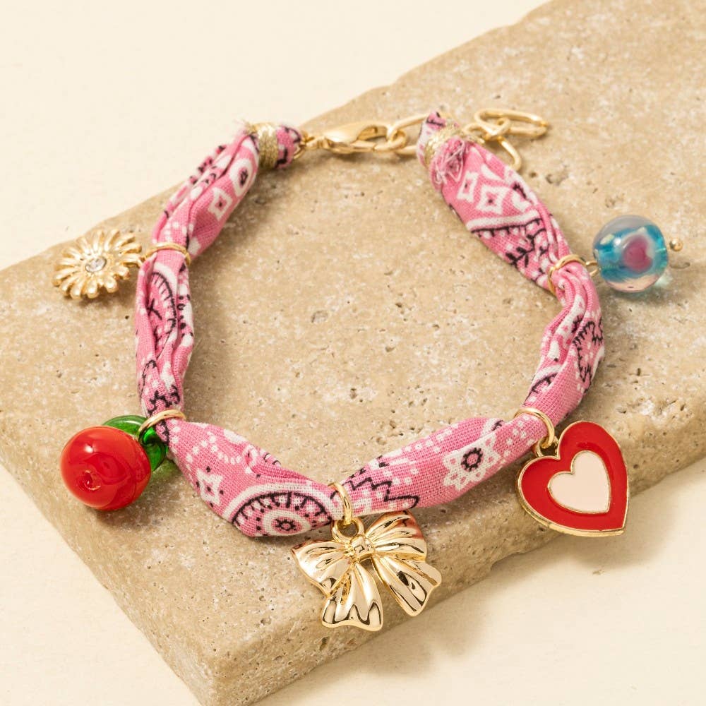Marilyn Bandana Charm Bracelet