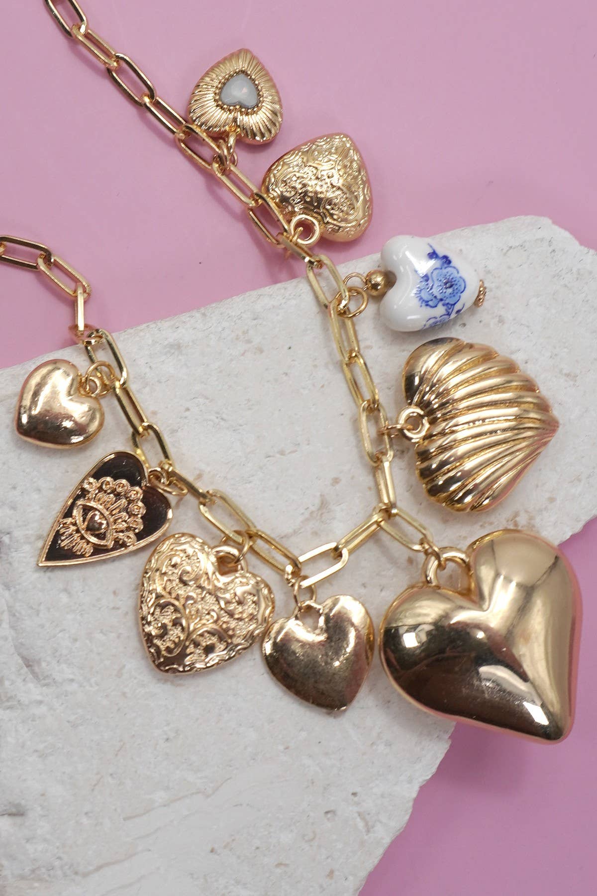 Piper Ceramic Heart Necklace