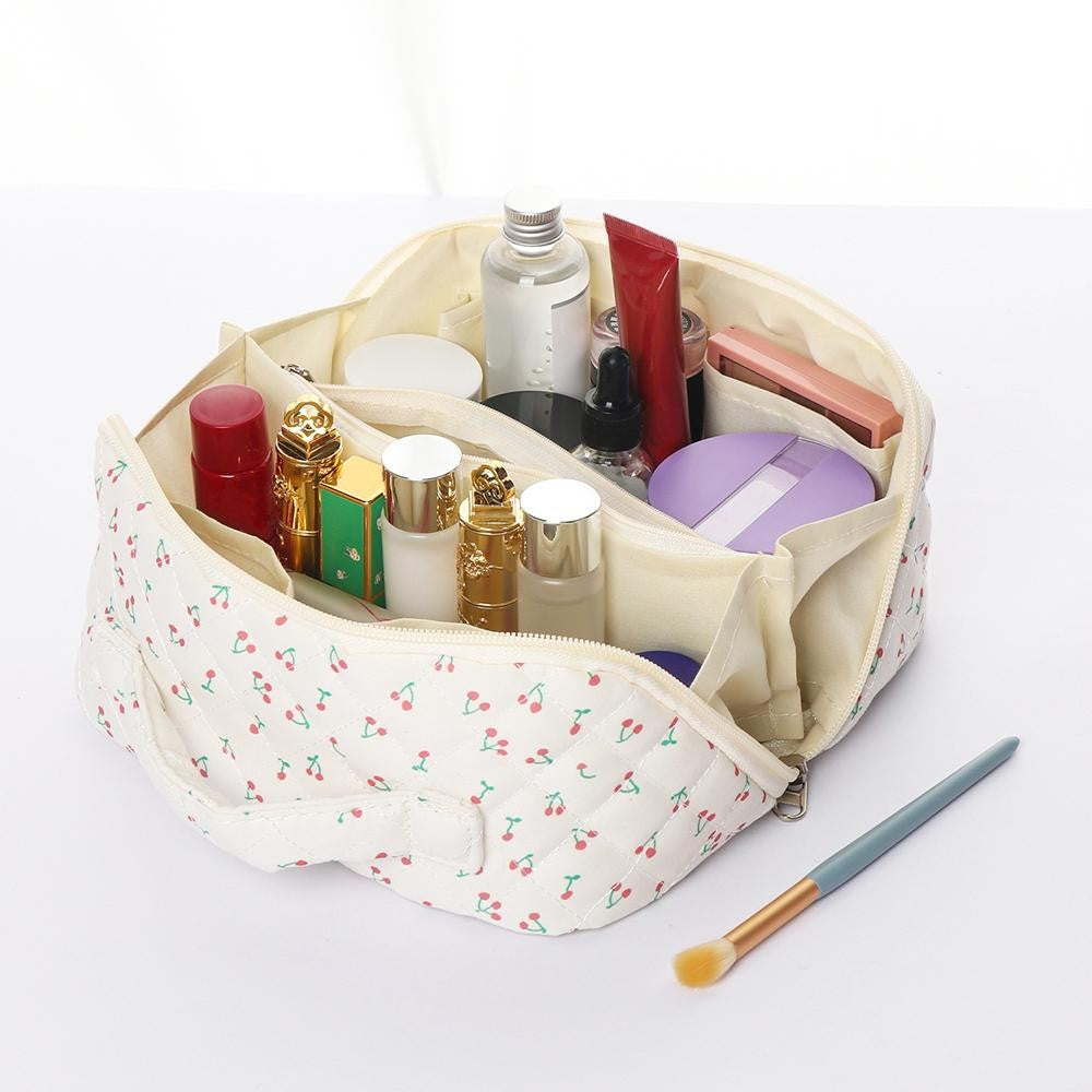 Eva Quilted Makeup Bag