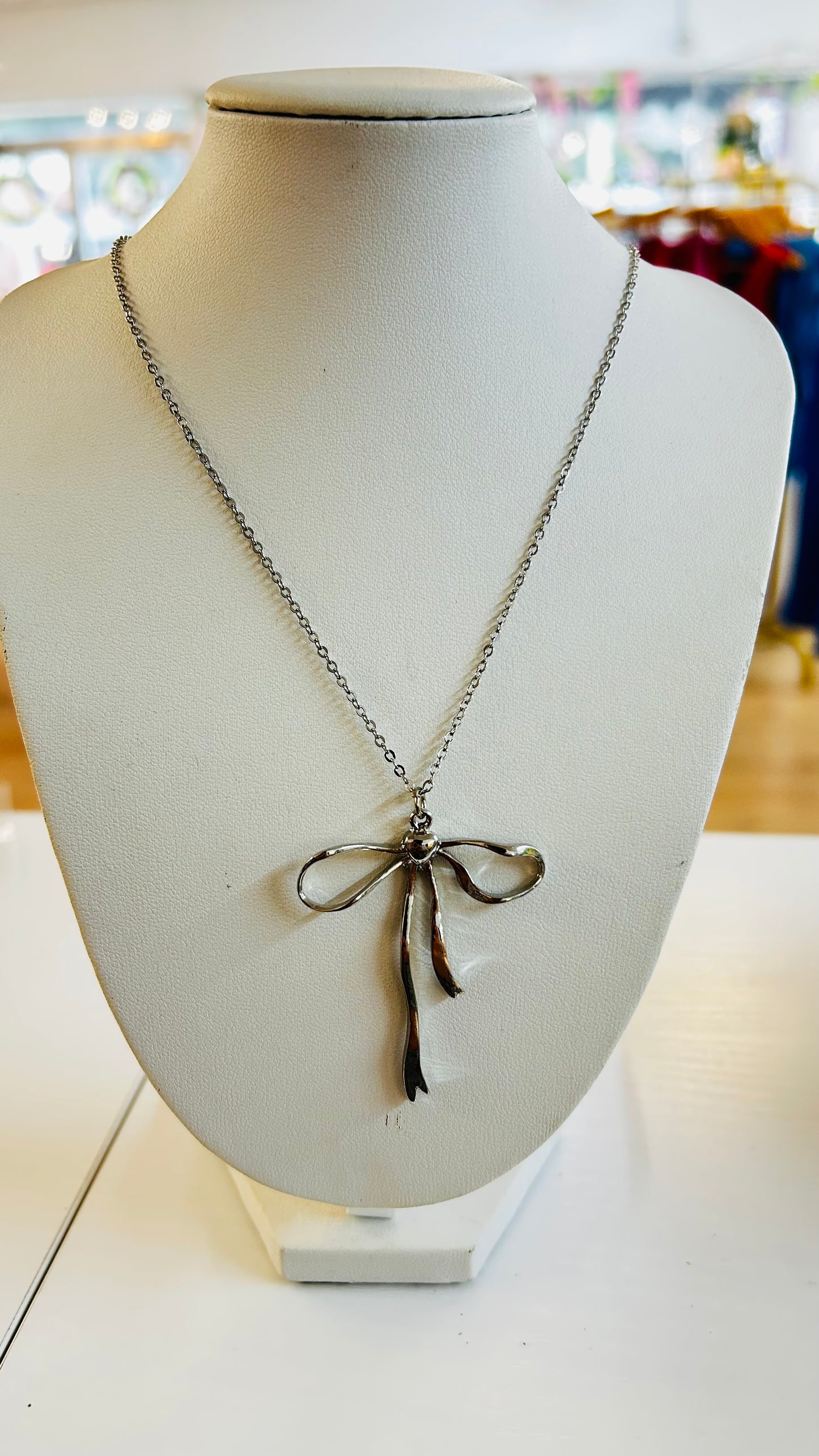Megan Bow Necklace