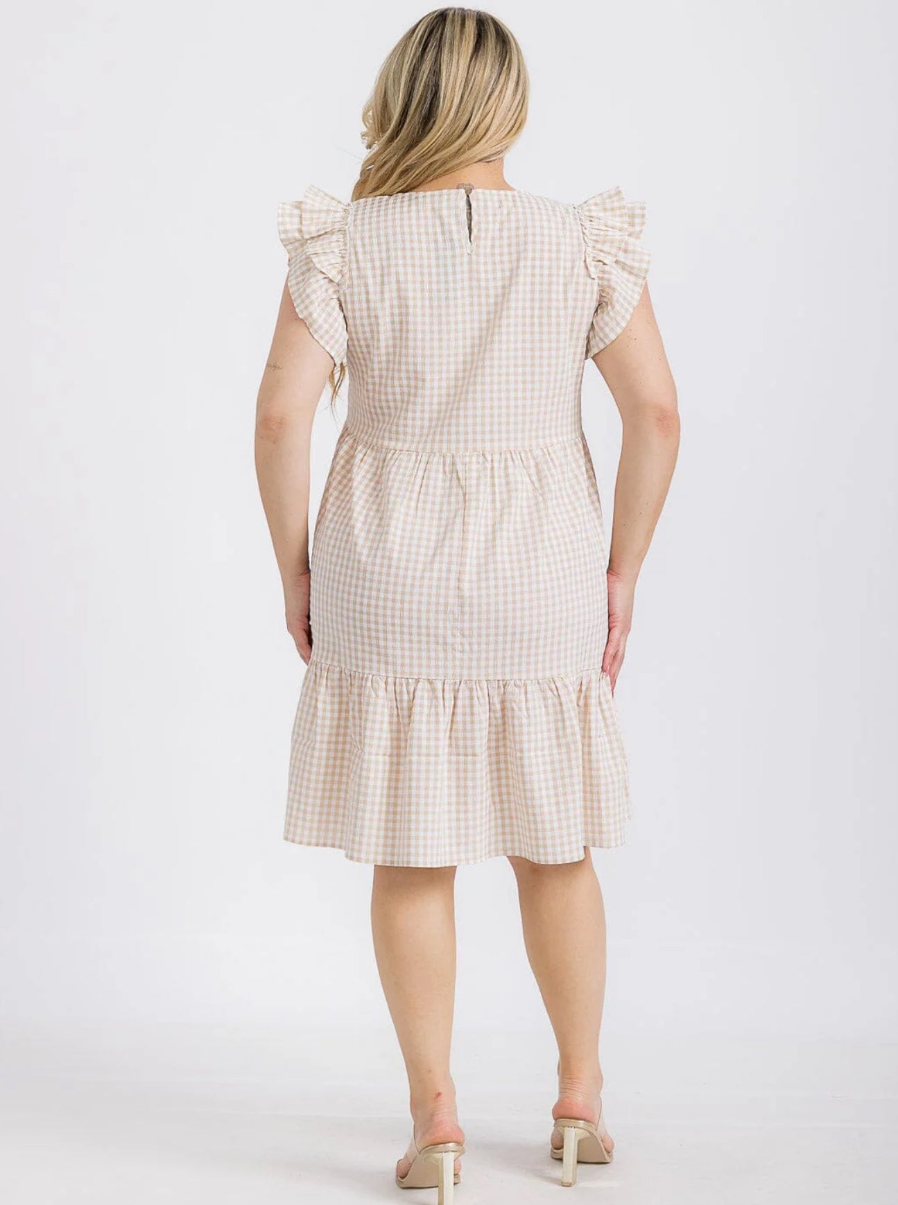 Plus - Blake Plaid Mini Dress