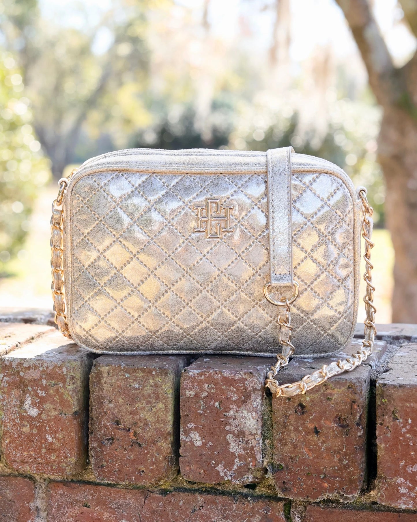 Caroline Hill Bryce Crossbody Champagne Pop