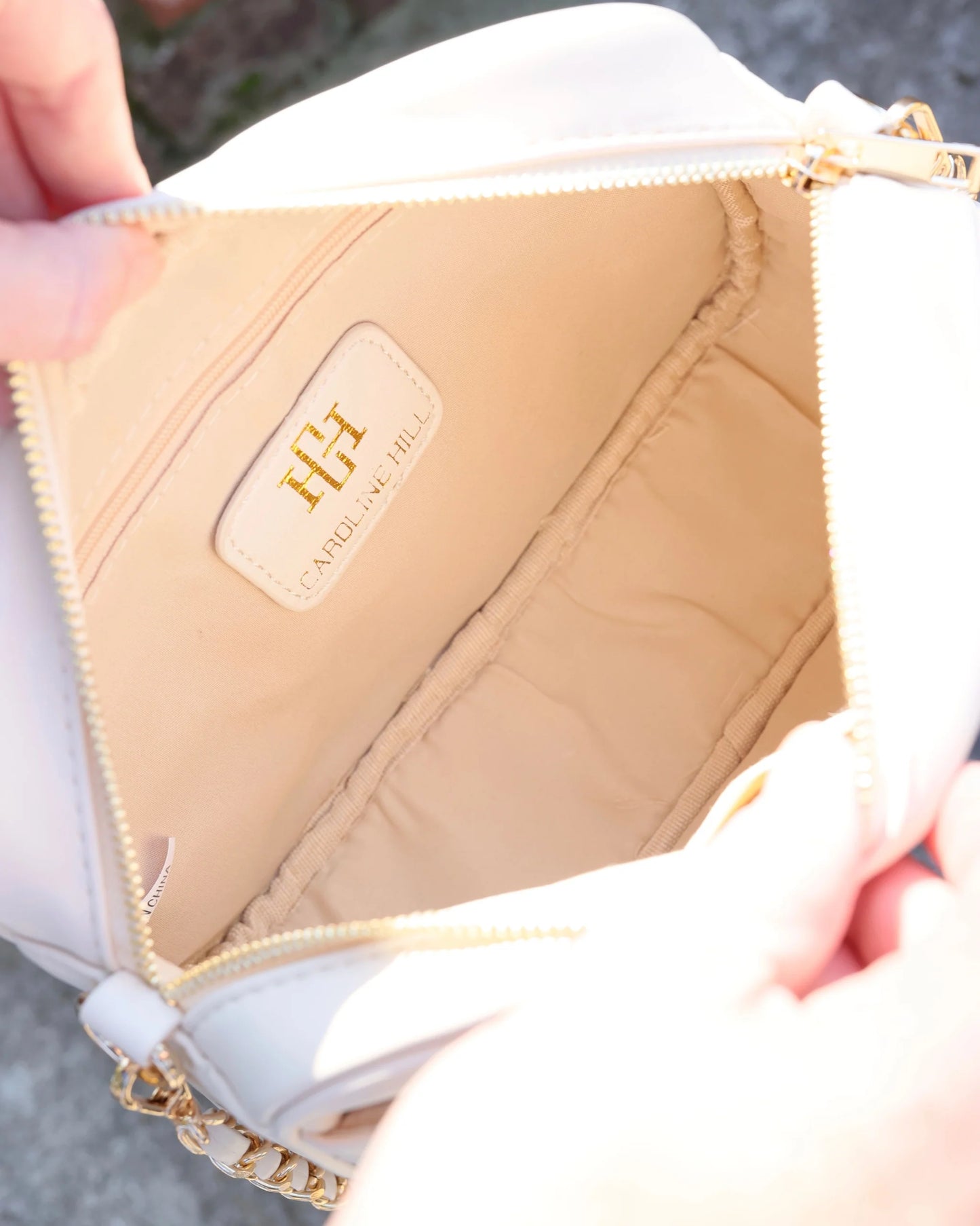 Fiona Crossbody Cream Quilted