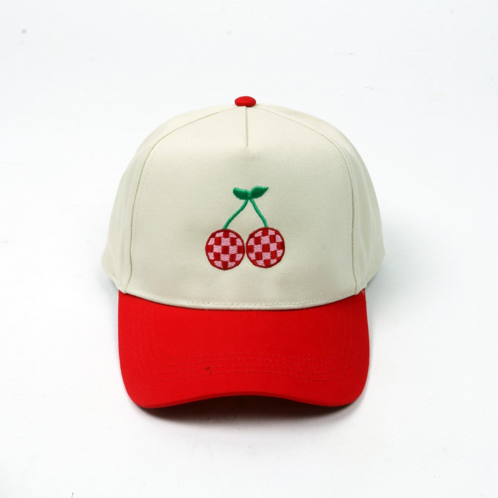 Checkered Cherries Cap