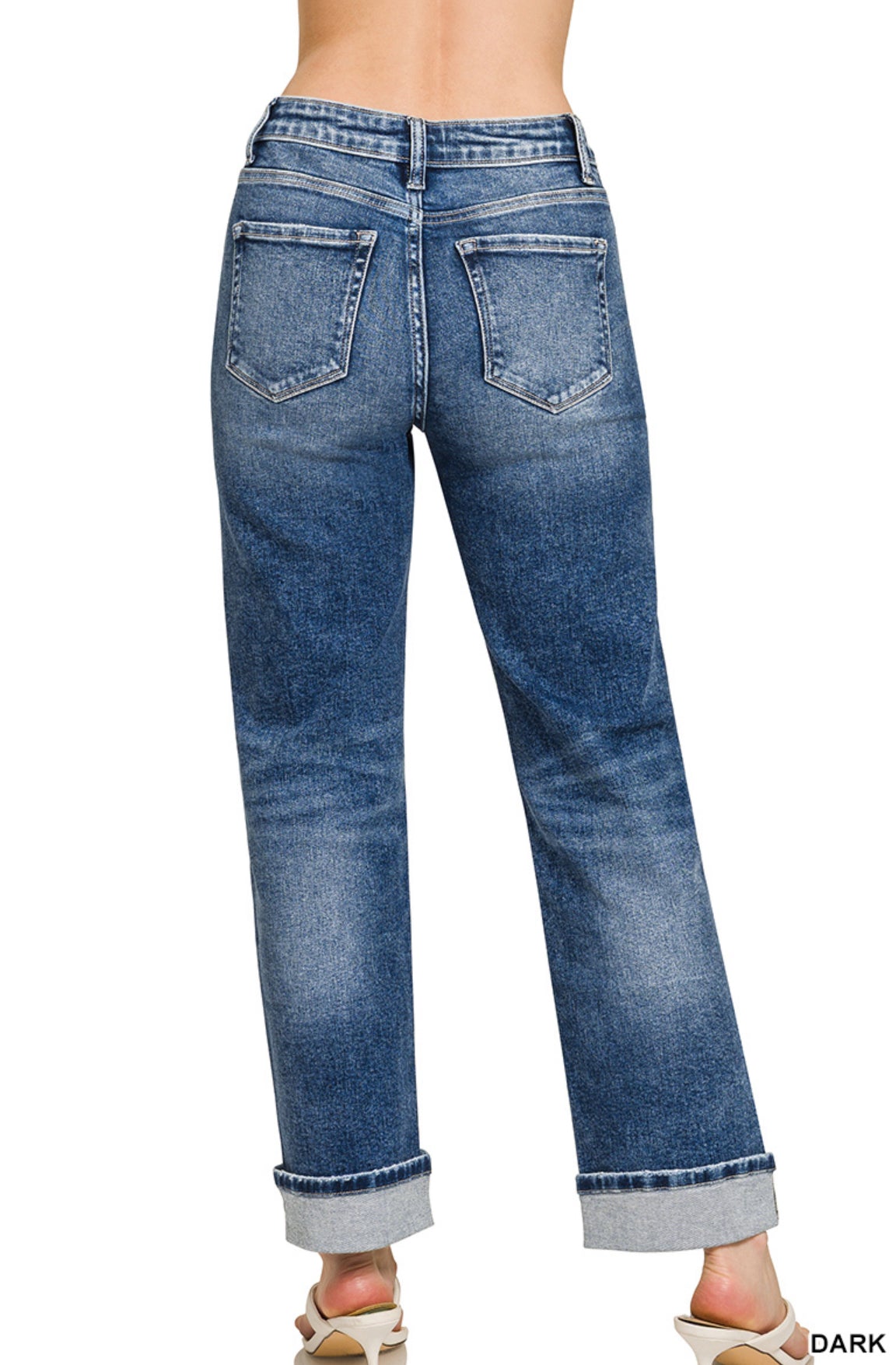 Anna High Rise Dark Wash Jeans