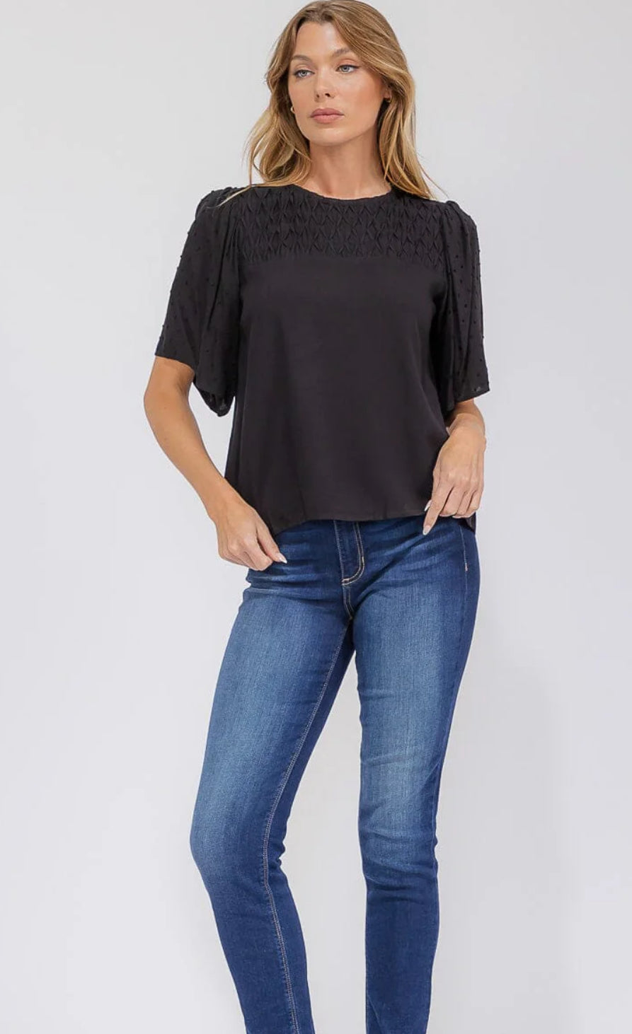 Amina Swiss Detail Top