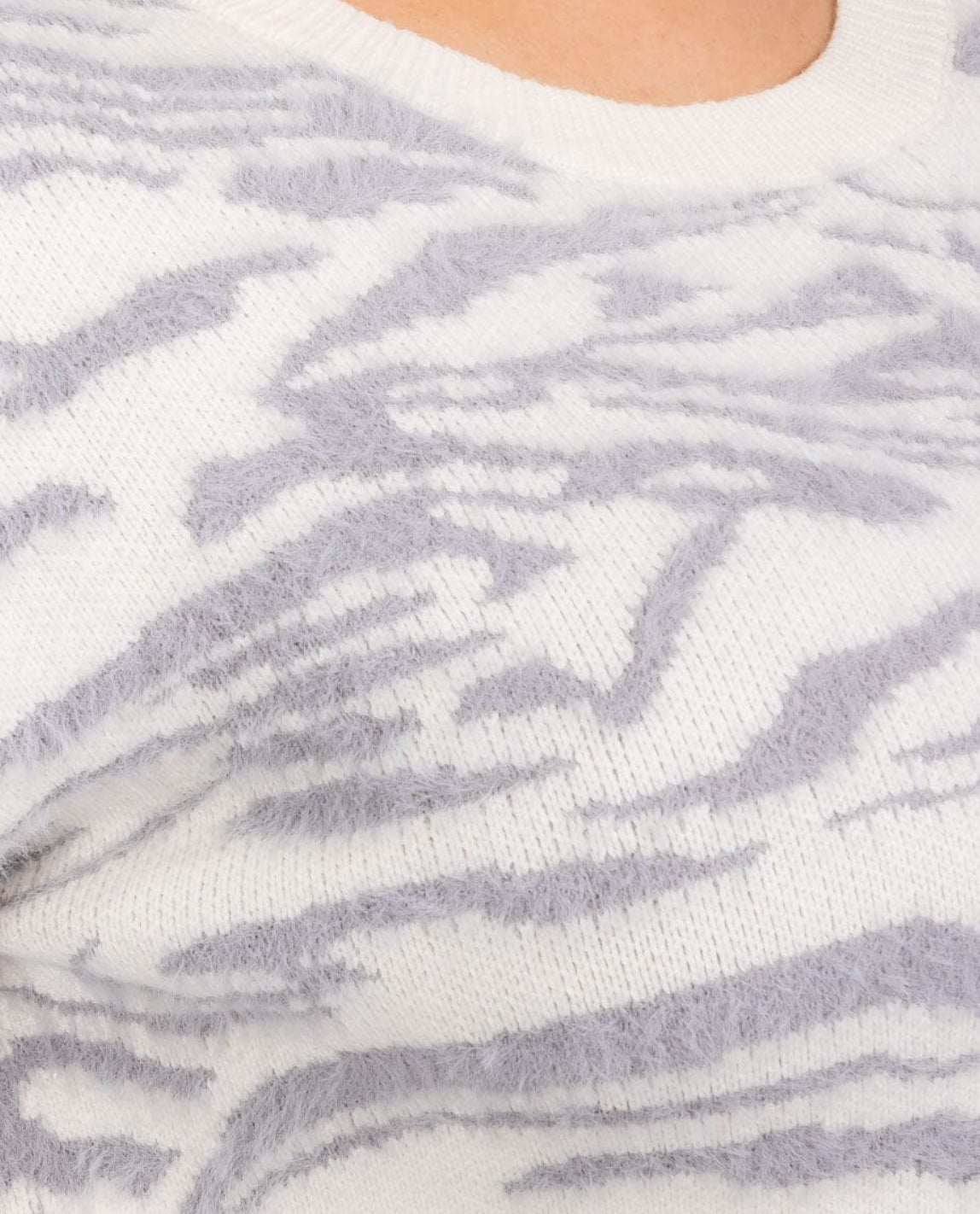 Plus - Thea Zebra Sweater