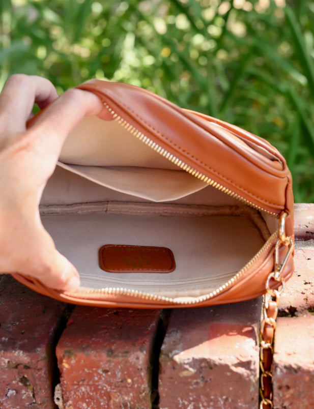 Caroline Hill Fiona Crossbody Saddle LD