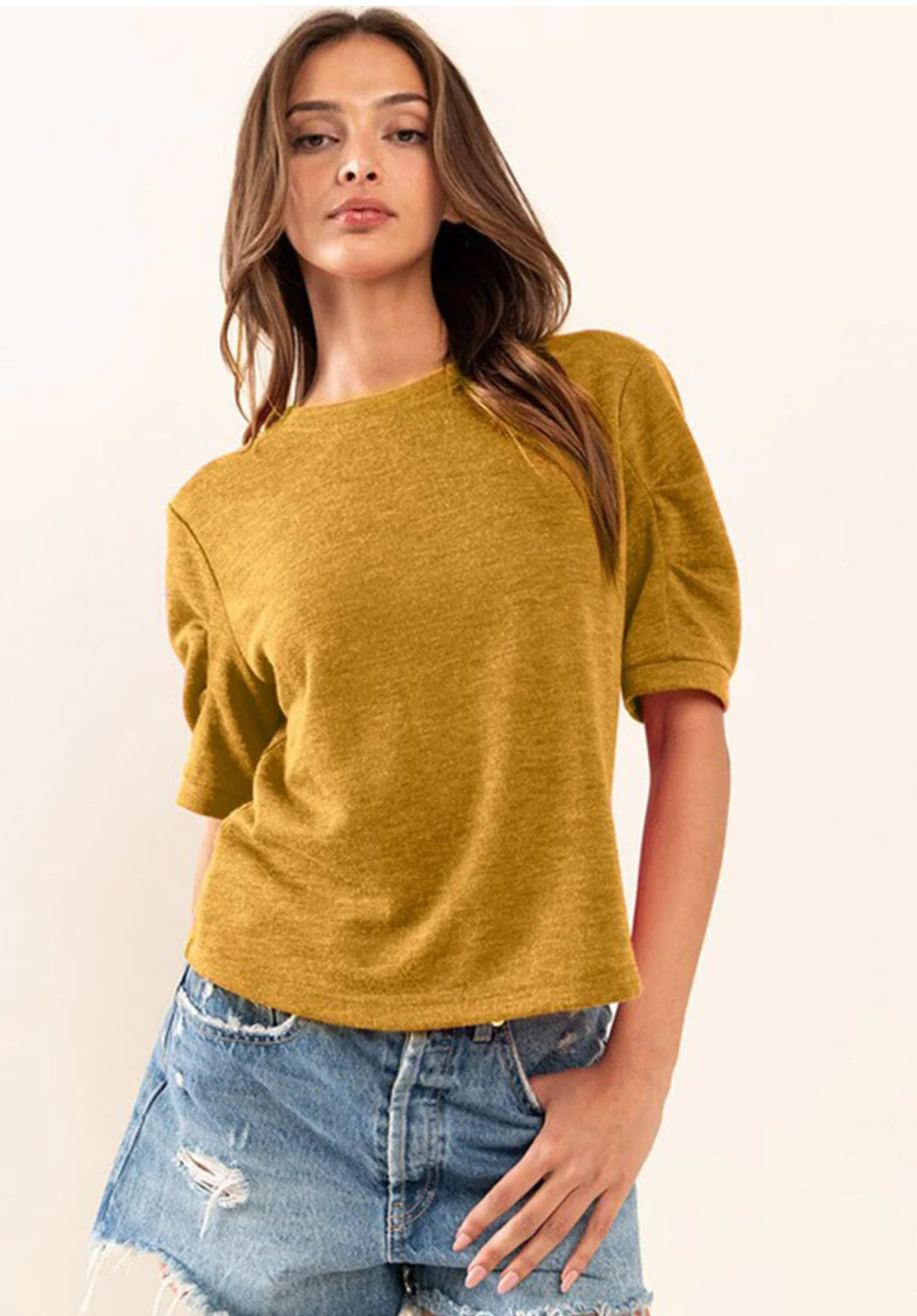 Rowan Ruched Sleeve Top