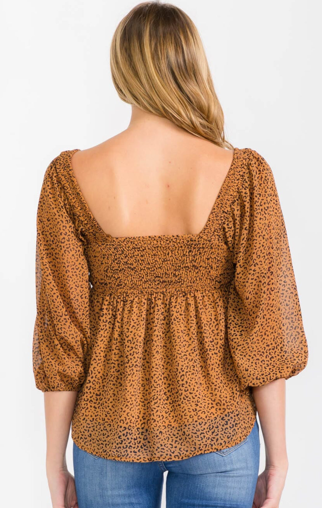 Zaylee Leopard Blouse