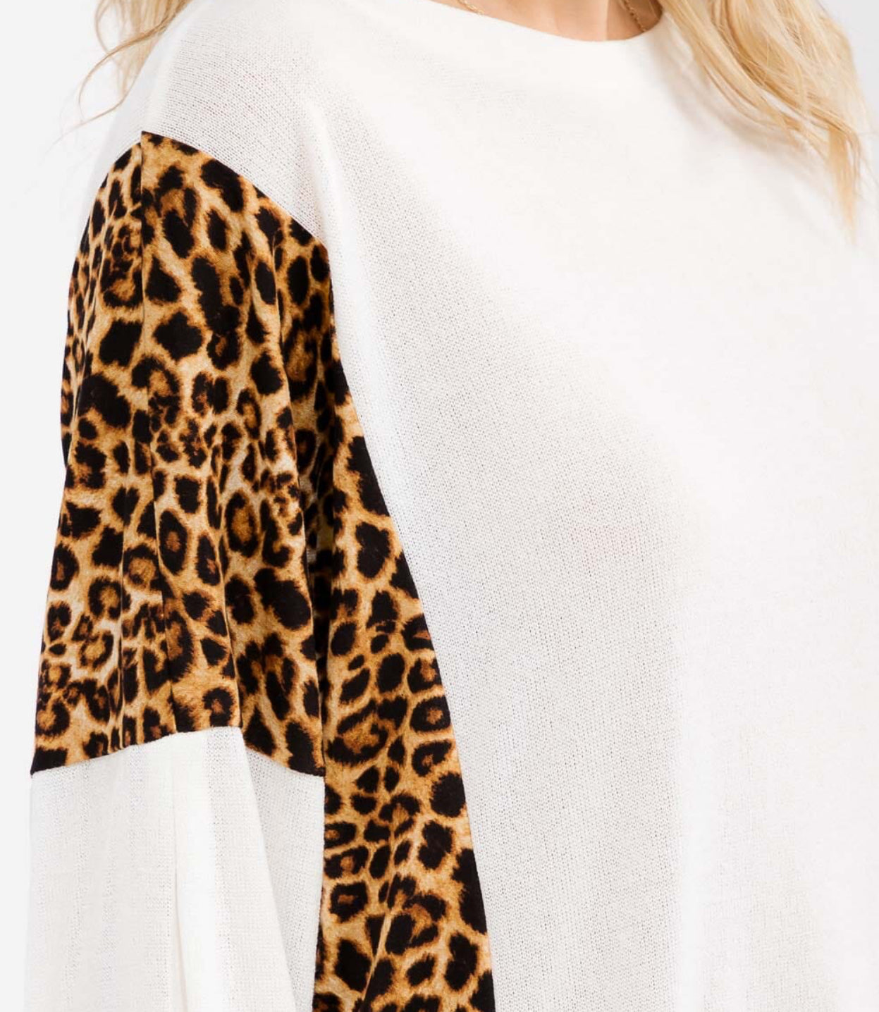 Harper Leopard Oversized Top