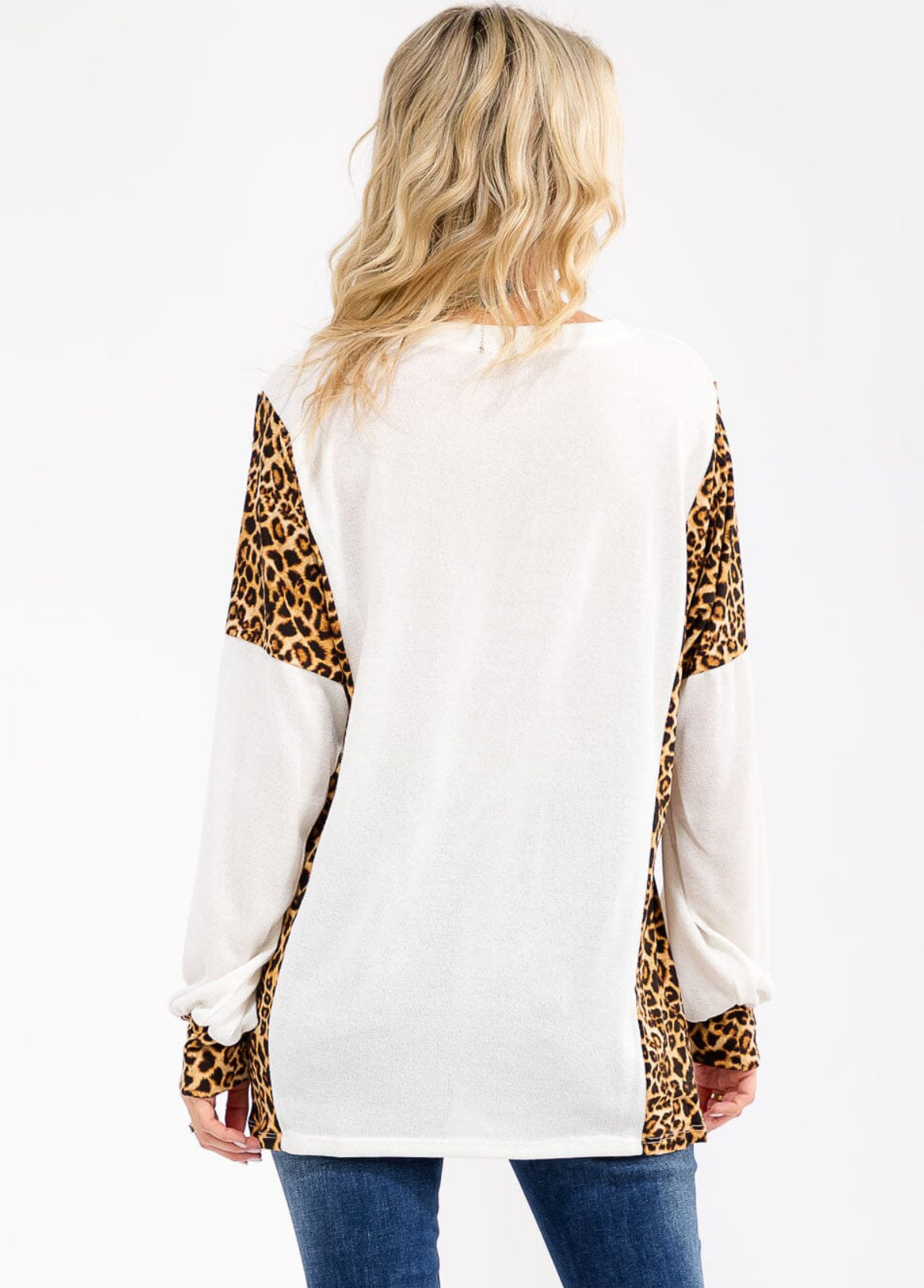 Harper Leopard Oversized Top