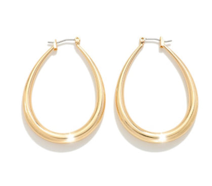 Lucy Dangle Hoop Earrings