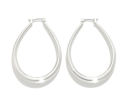 Lucy Dangle Hoop Earrings