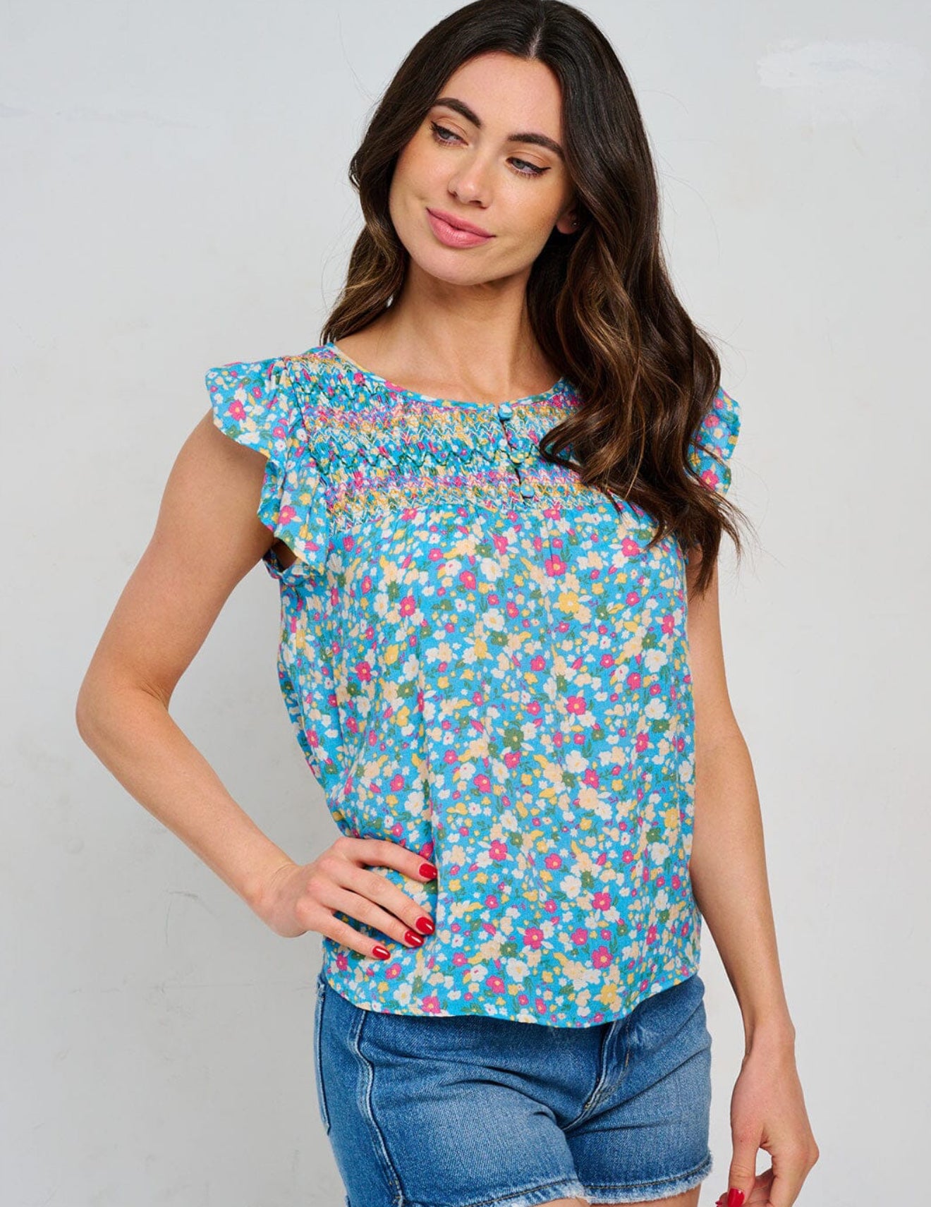 Mila Floral Top