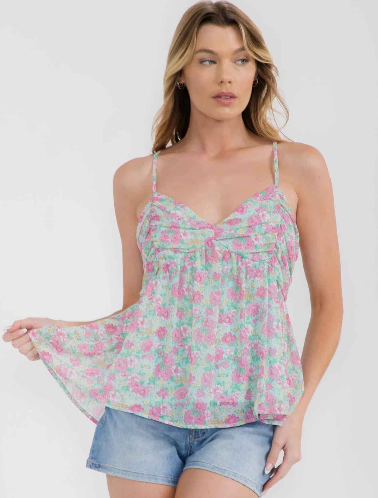Riley Floral Tank