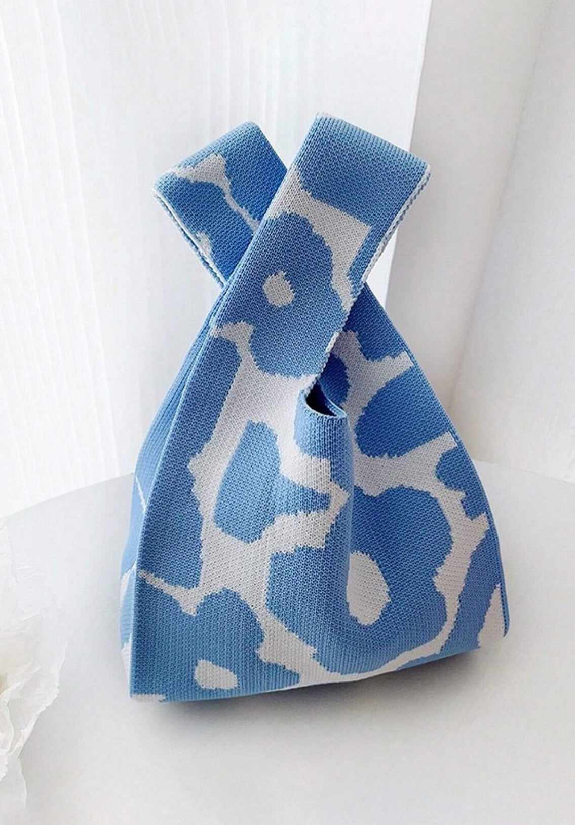 Reese Floral Knitted Mini Tote