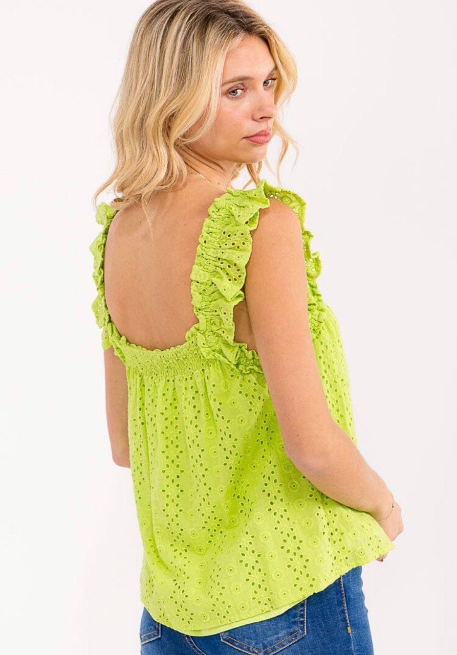 Laine Eyelet Top