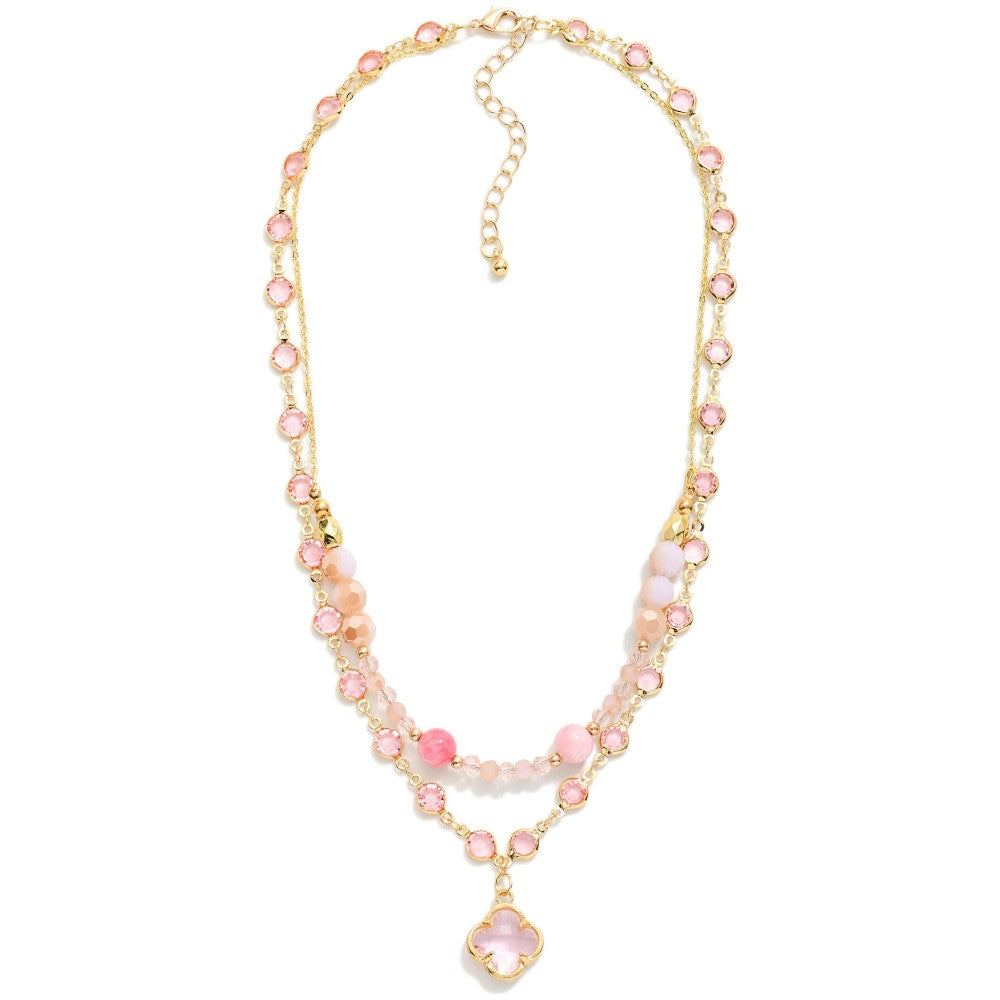Callie Clover Double Necklace