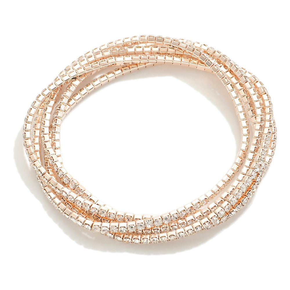 Kathie Rhinestone Bracelet Bundle