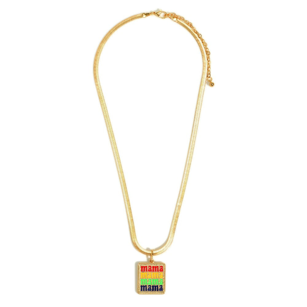 Gold Mama Necklace