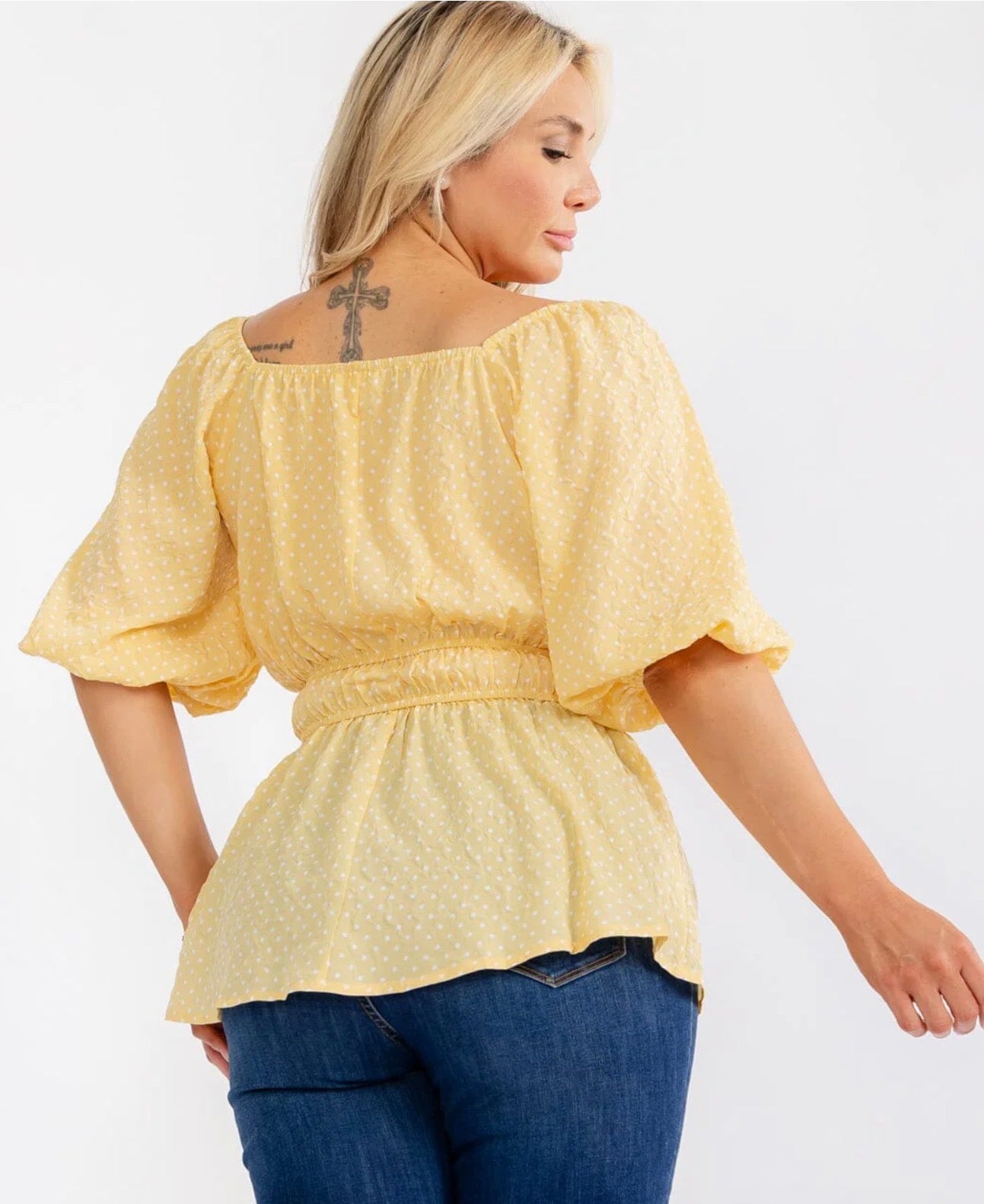 Plus - Miranda Polka Dot Blouse