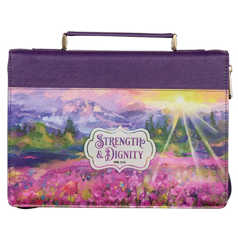Strength And Dignity Bible Cover