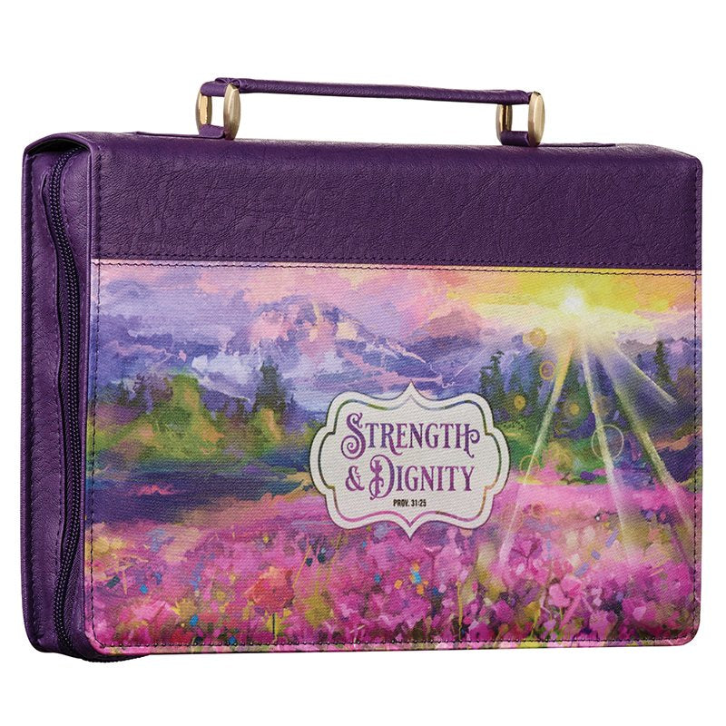 Strength And Dignity Bible Cover