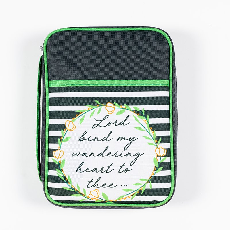 Lord Bind My Wandering Heart Bible Cover, X-Large