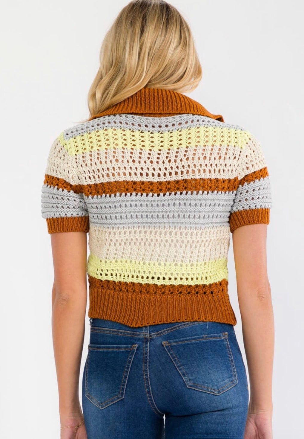 Marcy Knit Button Up